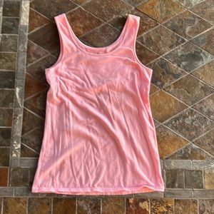 Justice size 14 tank with built in shelf bra